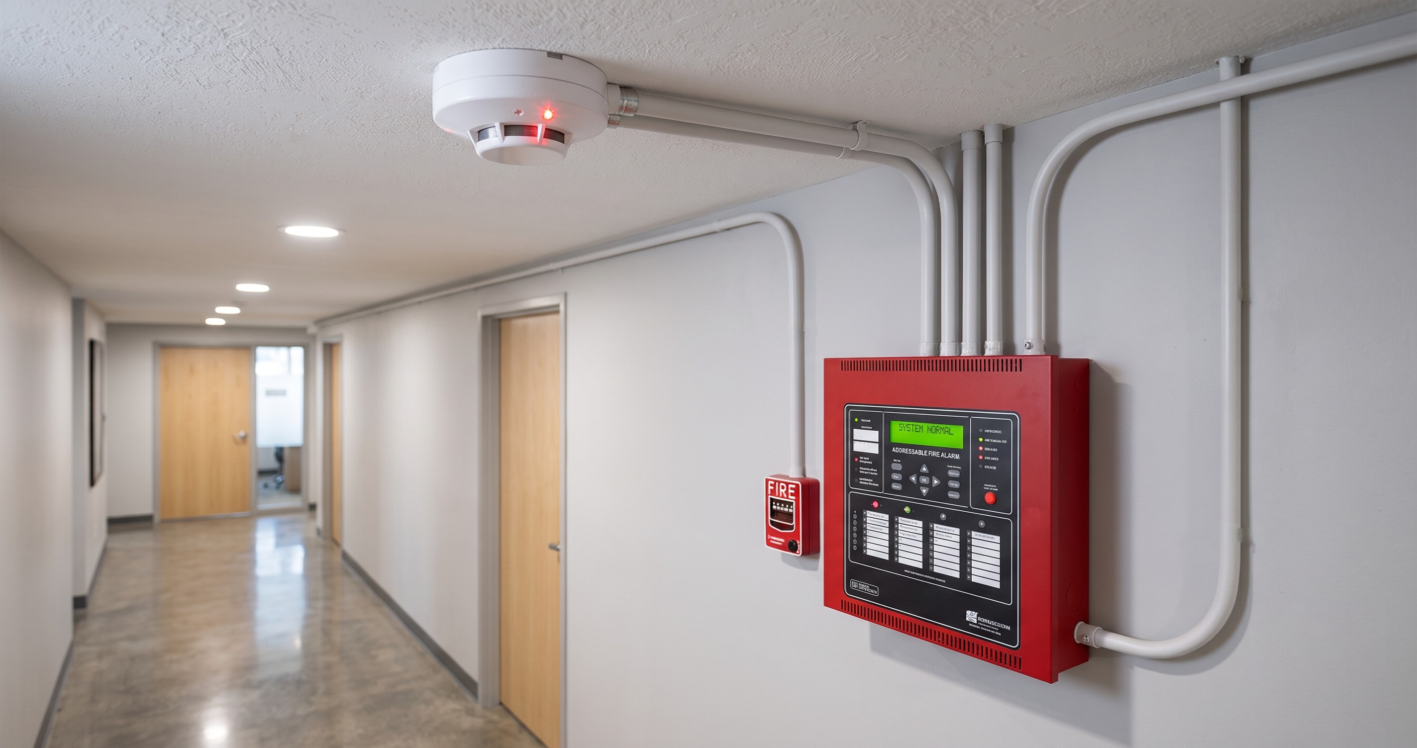 Fire Detection & Alarm System - Fire Safety System Installation and Design by Athens Buildcon