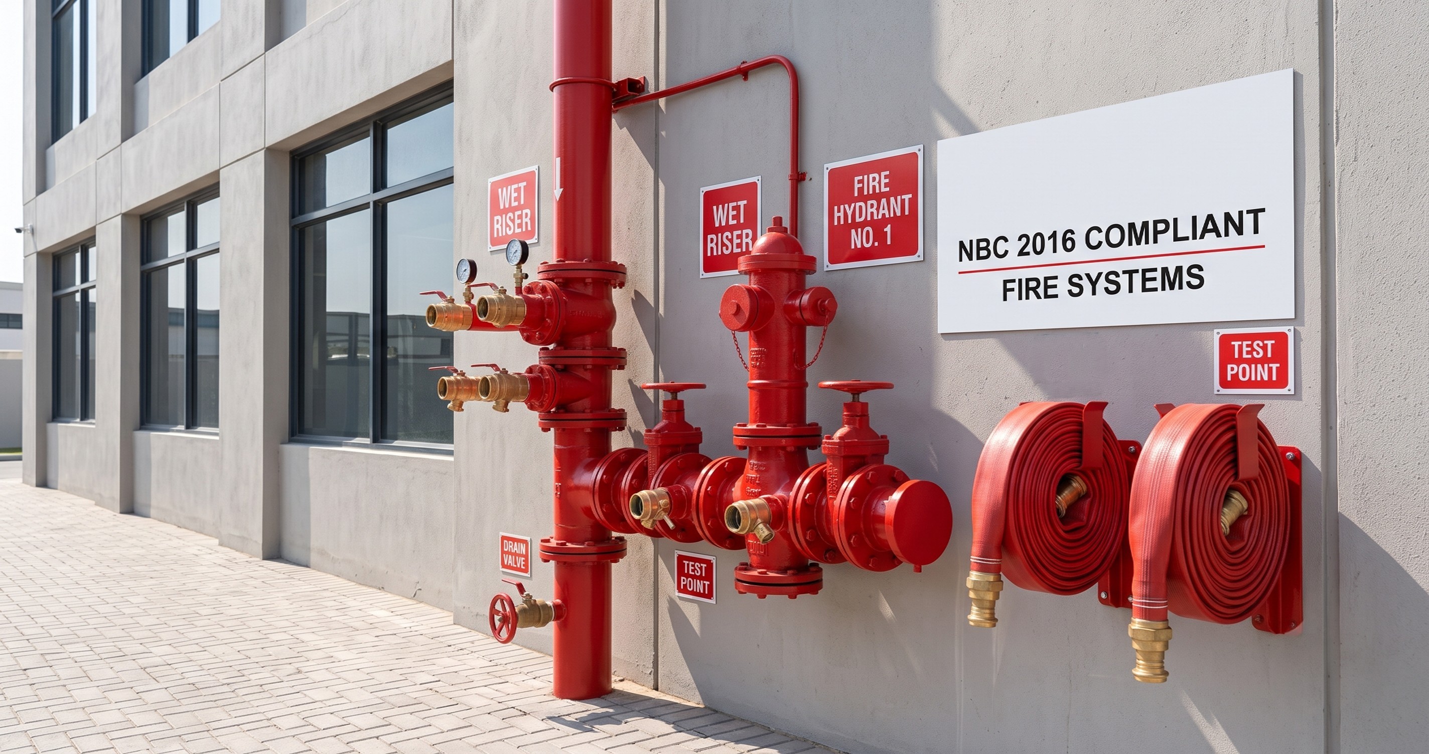 Fire Hydrant System - Fire Safety System Installation and Design by Athens Buildcon